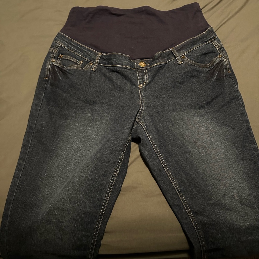 maternity jeans Elastic Waistband 3 pairs!